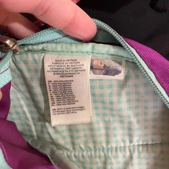The North Face homeslice small purple colored backpack - Picture 5 of 6